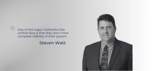 A quote by Steven Watt next to his portrait.